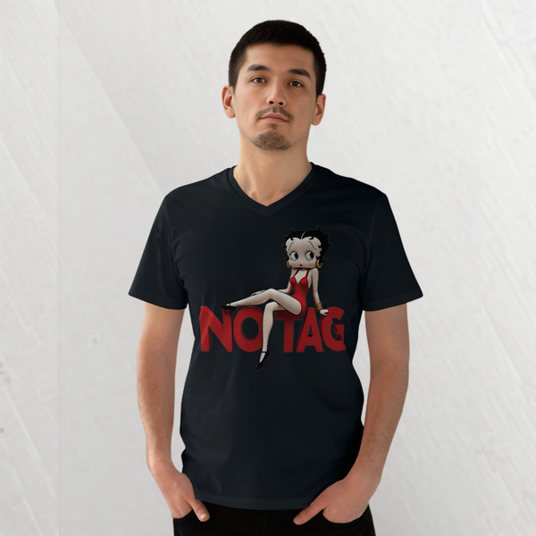 BETTY BOO NO TAG | V-neck T-Shirt
