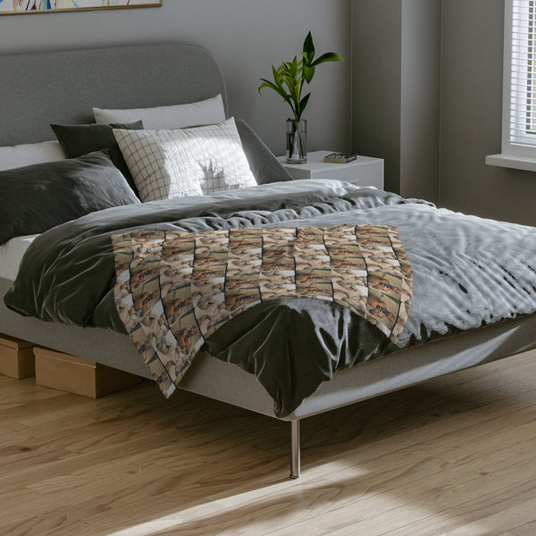 El Negrito de Ojos Claros | Velveteen Minky Blanket