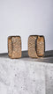 Glittering Hoop Earrings